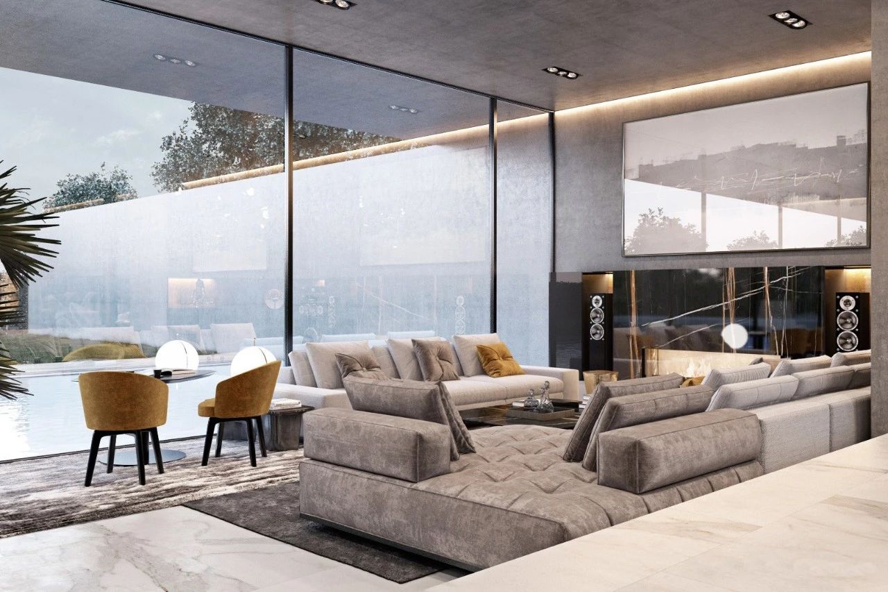 现代风别墅设计丨Diff.studio-54