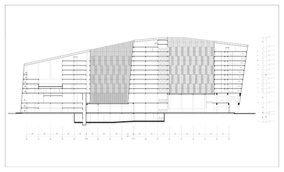 人造紅色峽谷，廣州白雲國際會議中心／BURO II + CITIC | FAM-65