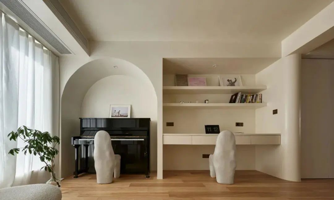 95后婚房奶油原木风设计-61