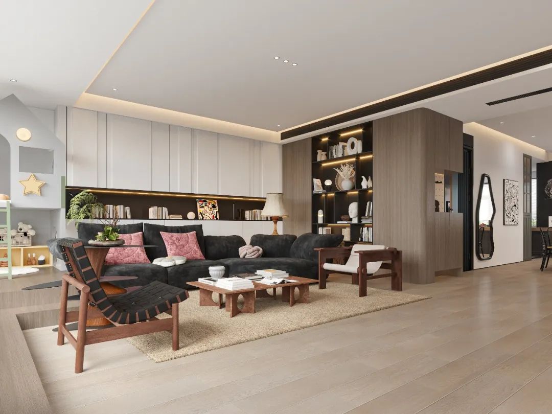 沁润之居 · 现代诗意的住宅设计丨柒颜设计-17