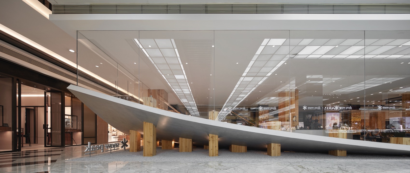 Snow Peak苏州美罗百货新区店丨中国苏州丨KiKi建筑设计事务所-34