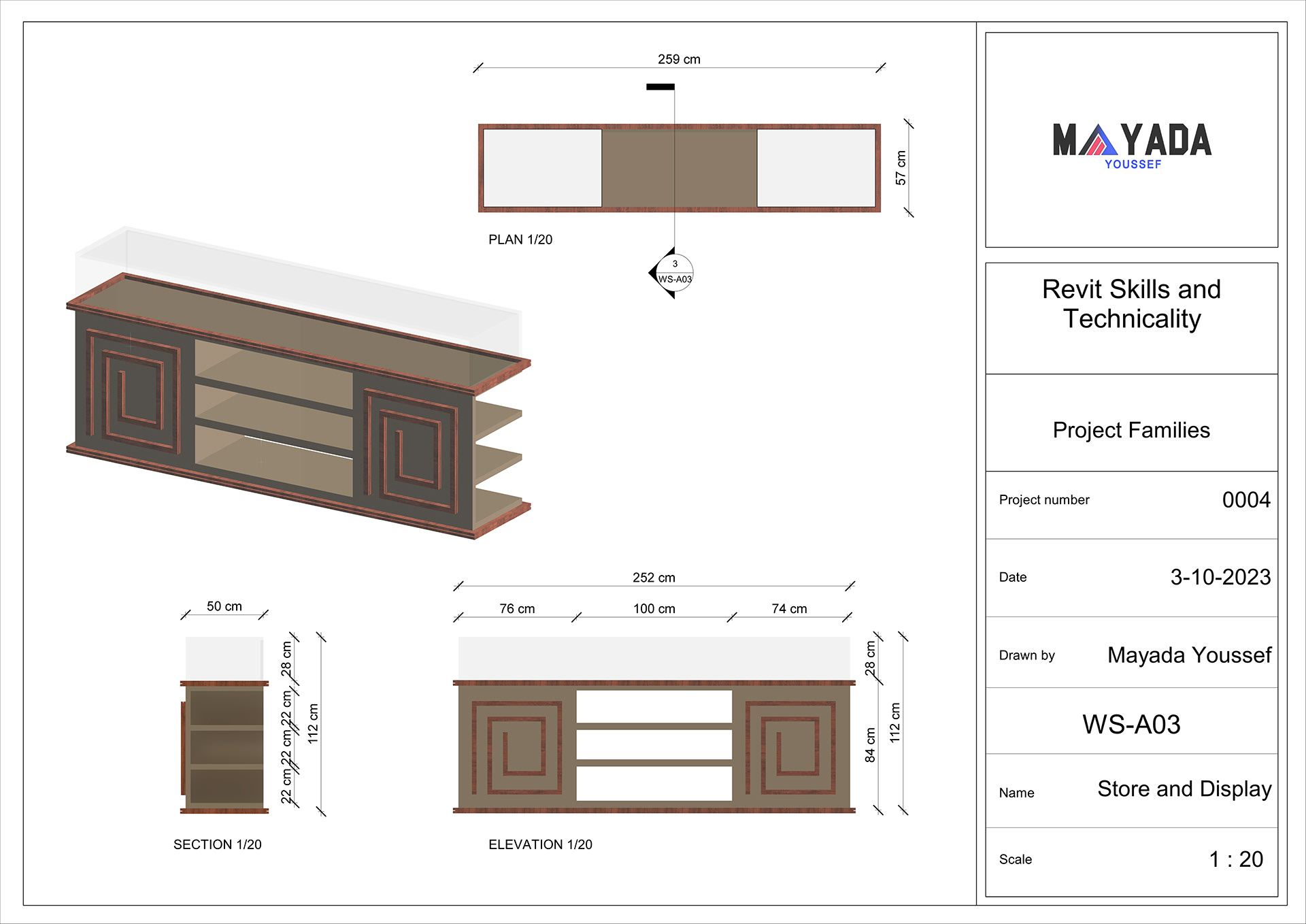 画廊室内设计丨Revit Skills and Technicality-22