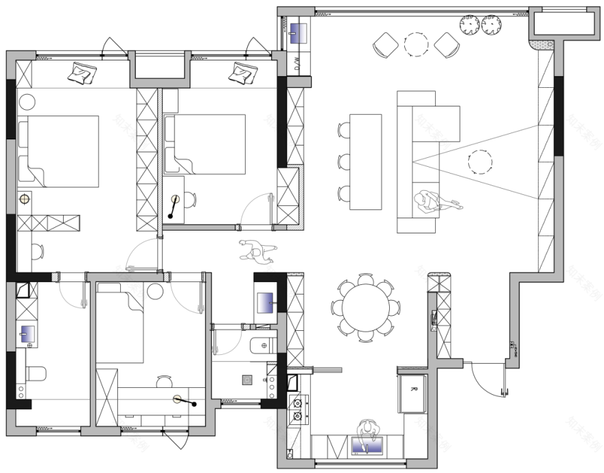 留白·私宅|聆雨丨留白屿下空间建筑-2