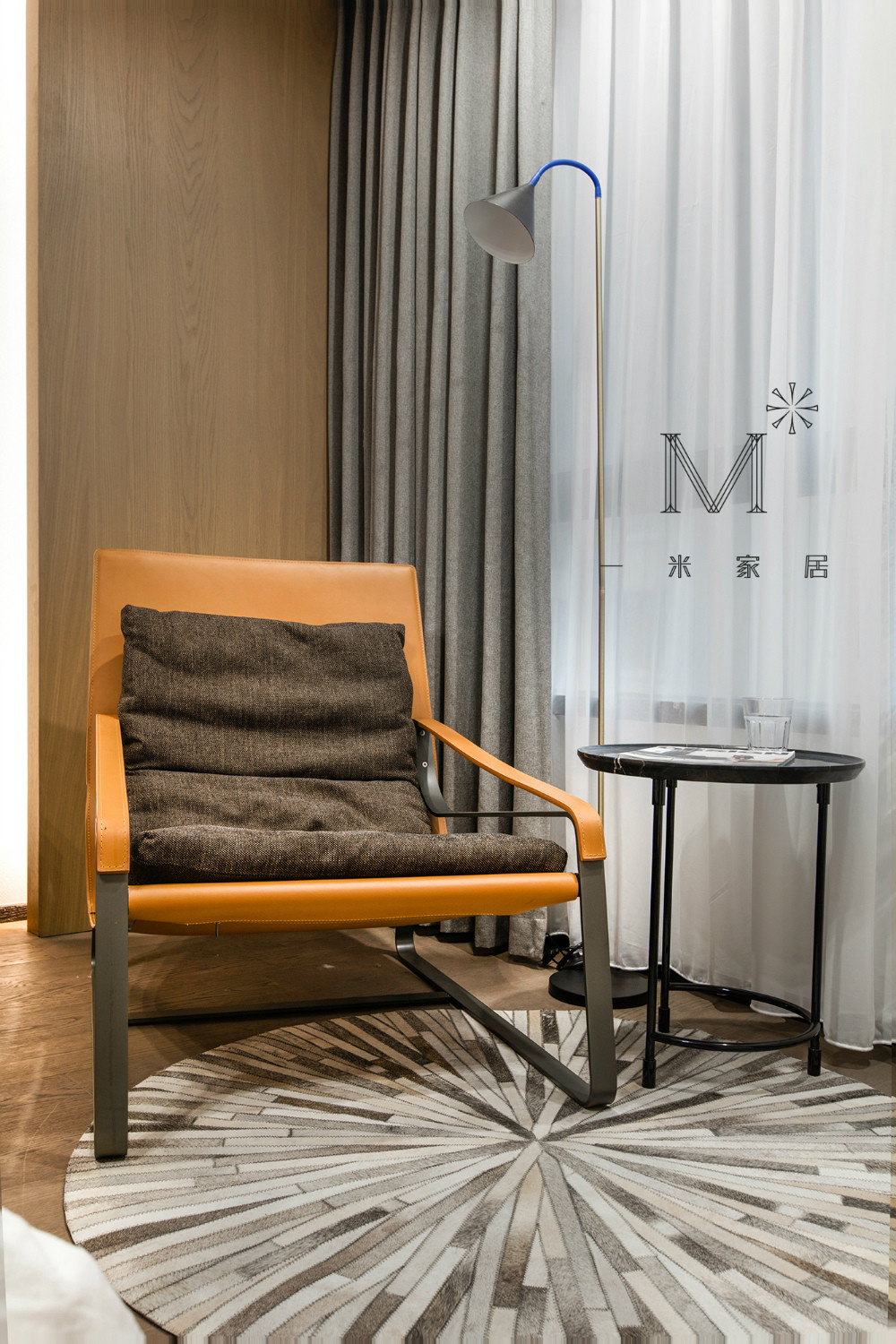 一米家居 | ◣橙意◥ 凤凰湖壹号200㎡现代港式-25