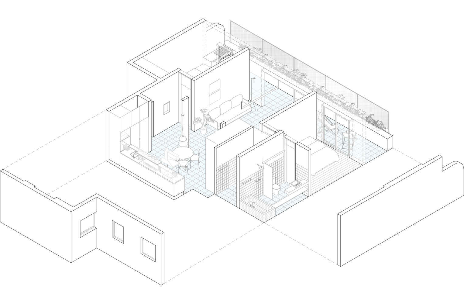 巴西圣保罗 Alameda Barão de Limeira 公寓翻新设计-41
