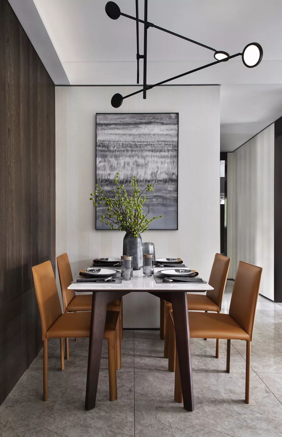 肇庆鼎湖现代简约样板房设计-7