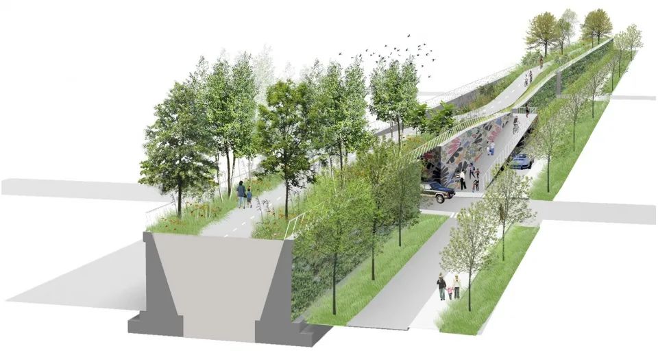 芝加哥606公园绿道（606绿园道,布鲁明代尔小道）丨美国芝加哥丨Michael Van Valkenburgh Associates-41