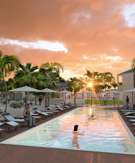 Waterfront Landscape Architecture - Turtle Island Belize - DTJ Design-11