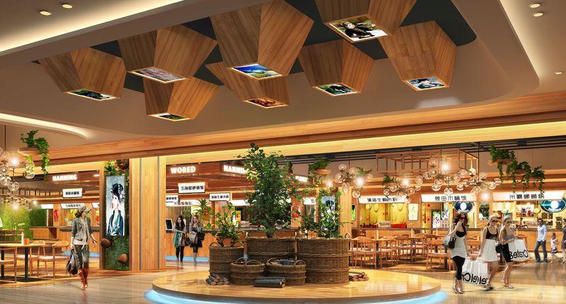 小资情调美食广场设计 | 传统与现代的完美融合-51