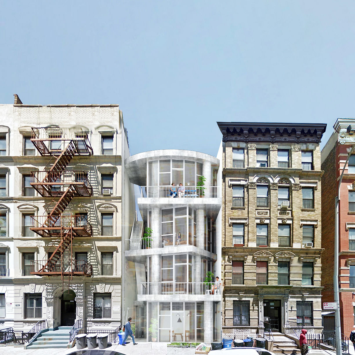 纽约经济适用房挑战项目（桌面公寓提案）丨美国纽约市丨Kwong Von Glinow Design Office-1