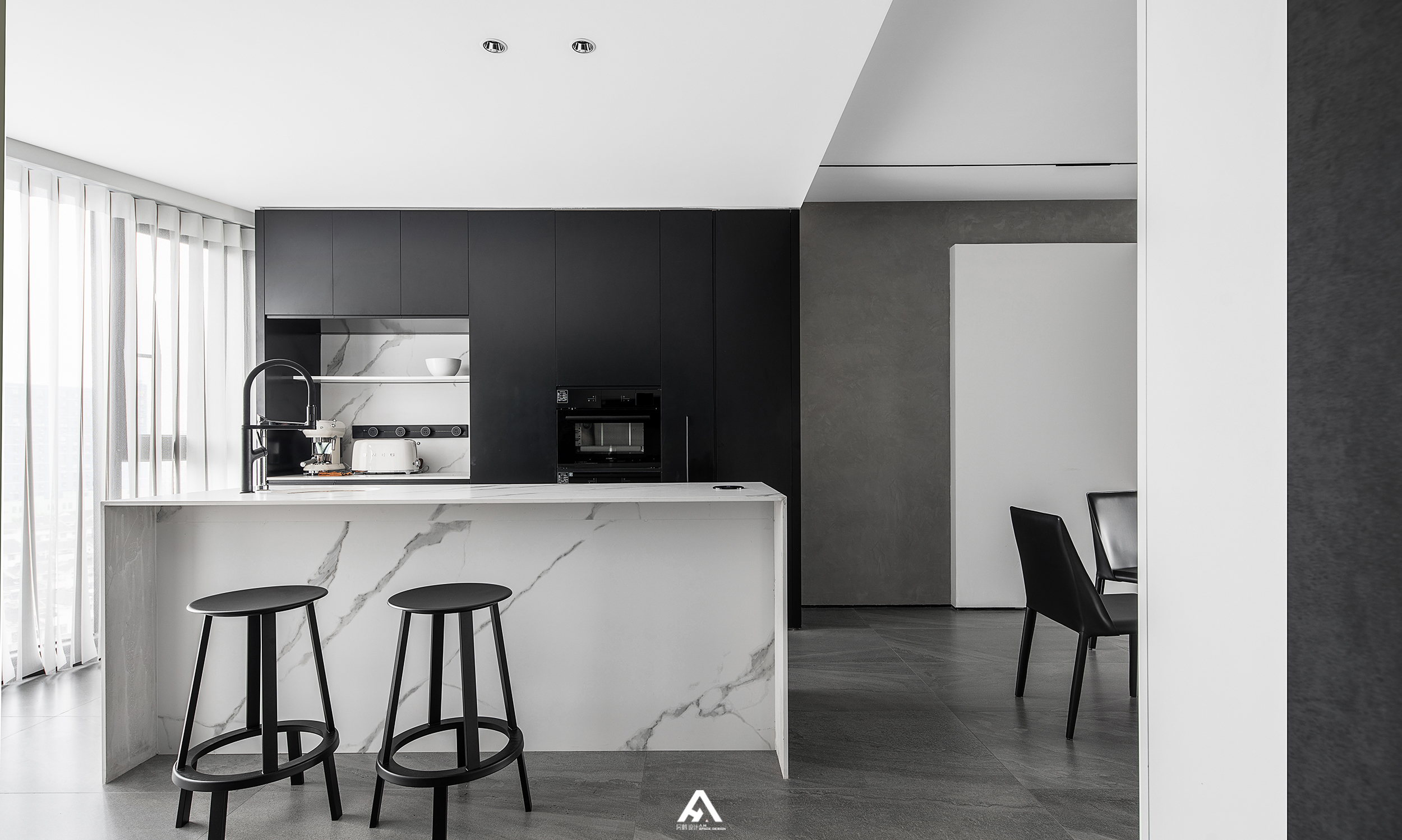 南昌 200 平湖景大宅设计丨中国南昌丨南昌阿鹤设计工作室-25