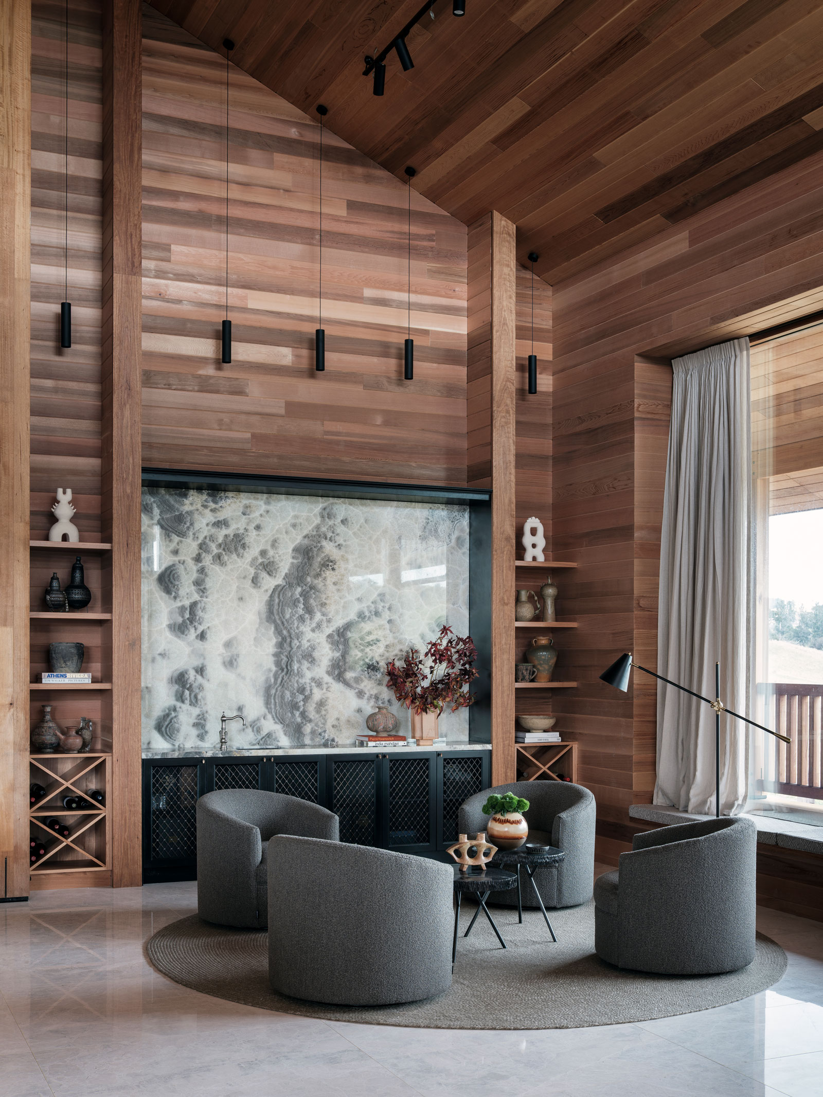 山丘景观中的豪华农舍丨澳大利亚丨Linda Habak Design-6