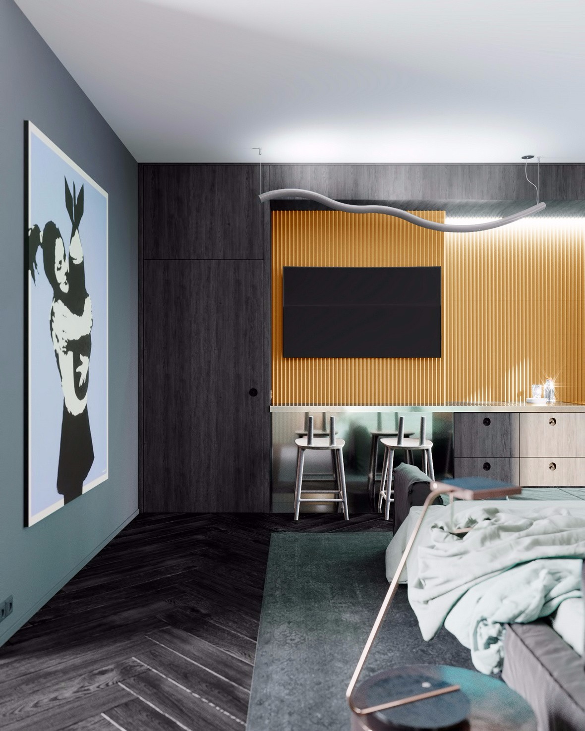 乌克兰工业风别墅-9