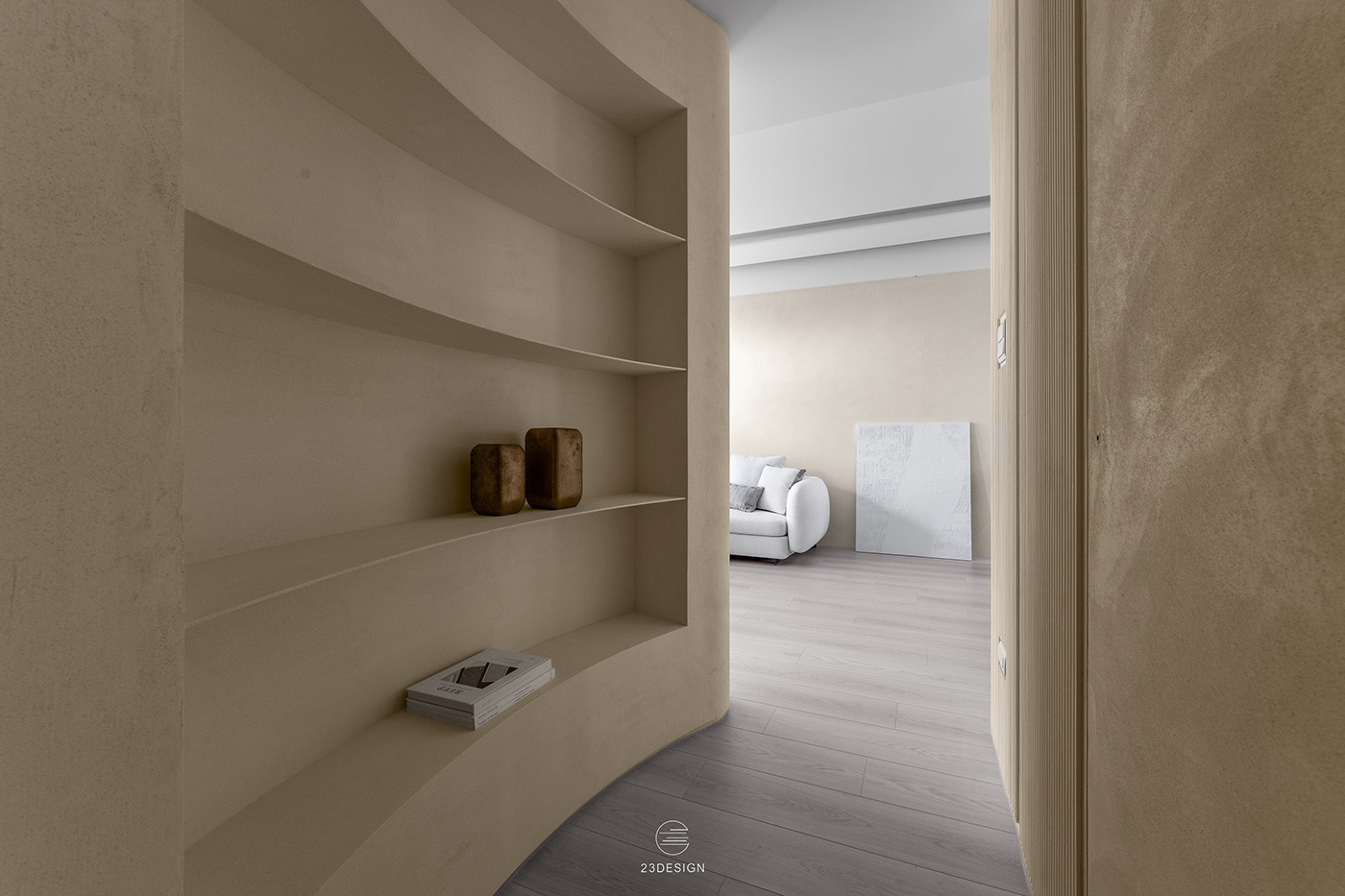 日初·极简 · 温暖阳光家居空间设计丨二三设计团队-0