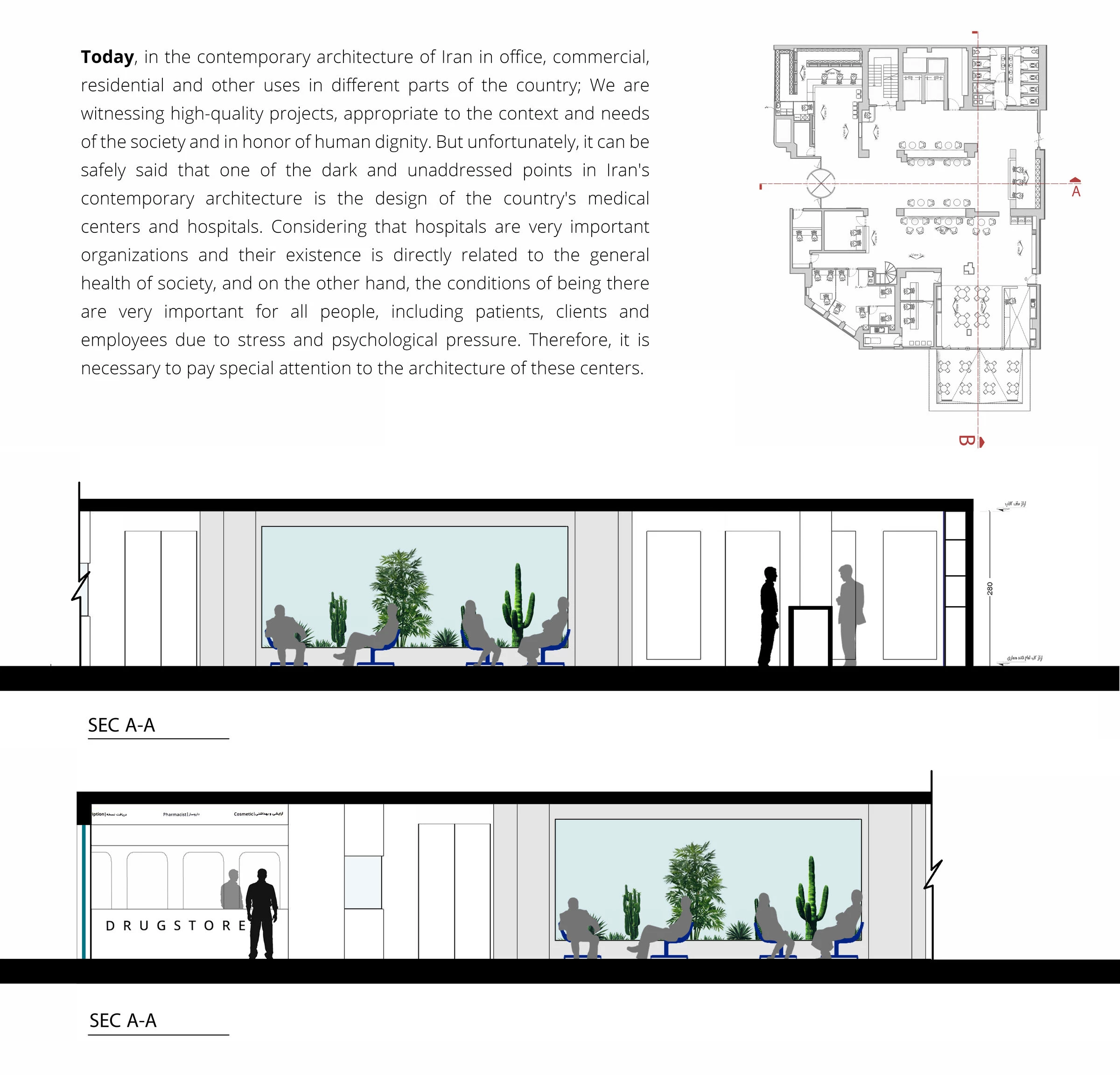 Kasra 医院主大厅改造丨伊朗德黑兰丨ARCHMED 咨询工程师事务所-26