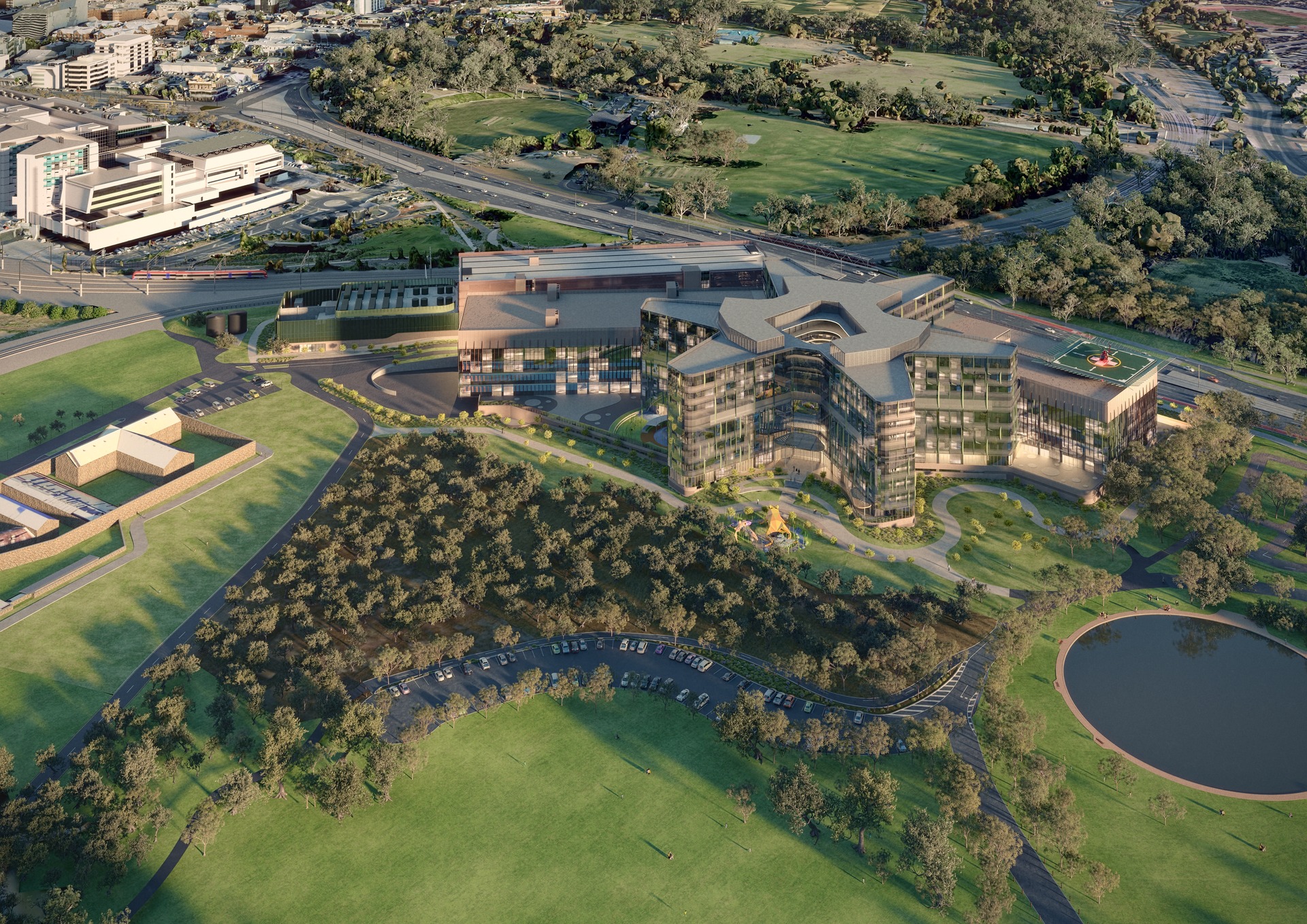 Work commences on new Adelaide Women’s and Children’s Hospital | Woods Bagot-2