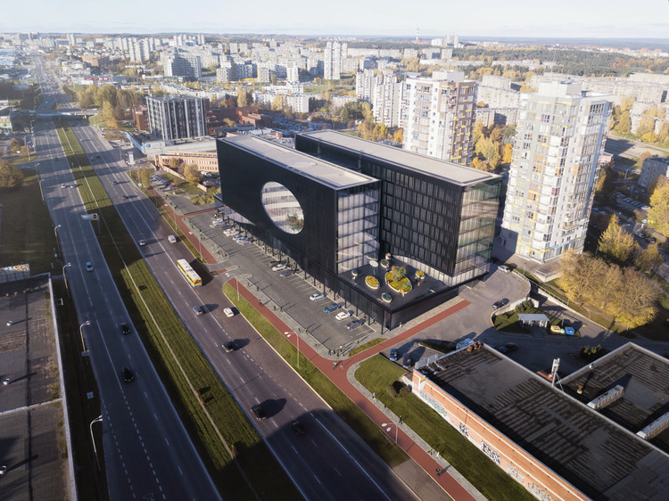 Peek Into This Contemporary Office Environment Through the Eye of this New Business Center Facade-1