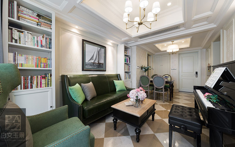 远洋公馆【爱丽丝之境】混搭风，89㎡空间色彩跳跃精灵起舞-23