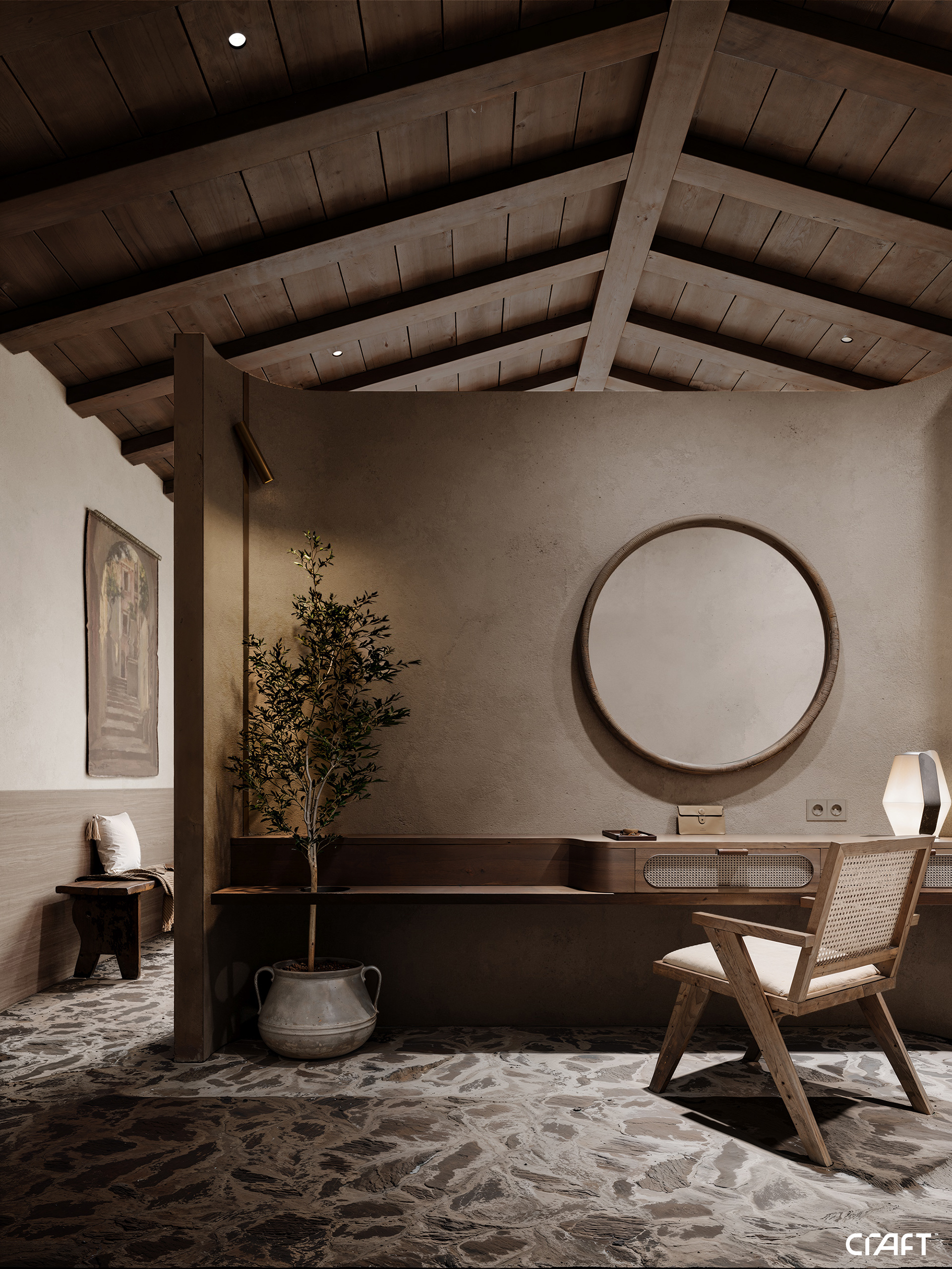 迪拜主卧设计丨阿联酋迪拜-19