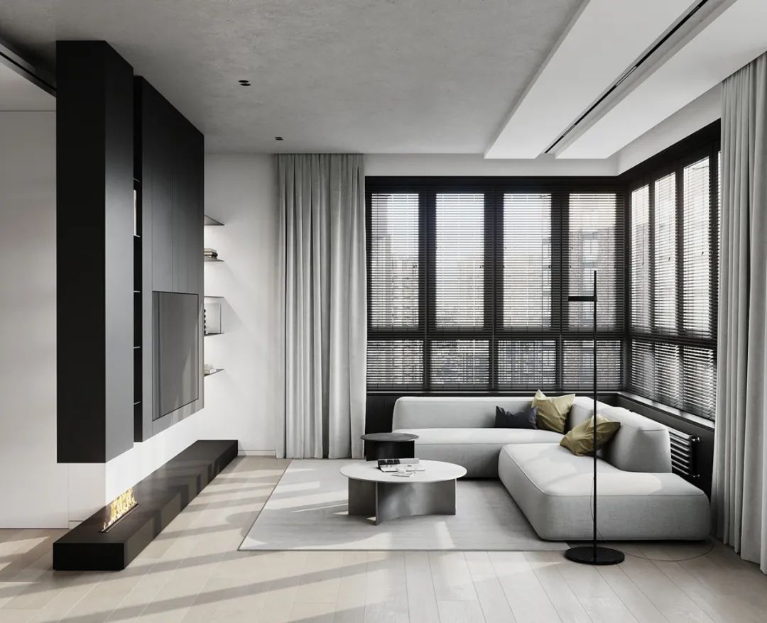 97㎡现代简奢公寓-1