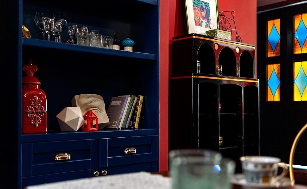 色彩冲击下的摩登复古家居设计-19