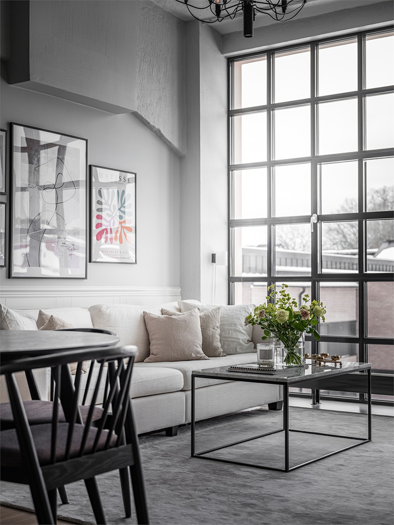 斯德哥尔摩前工厂建筑中的纯北欧风格内饰-2