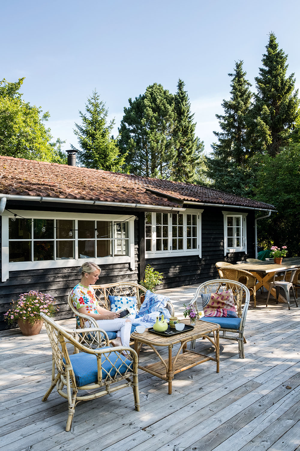 丹麦彩色斑斓的瑞典乡村小屋-2