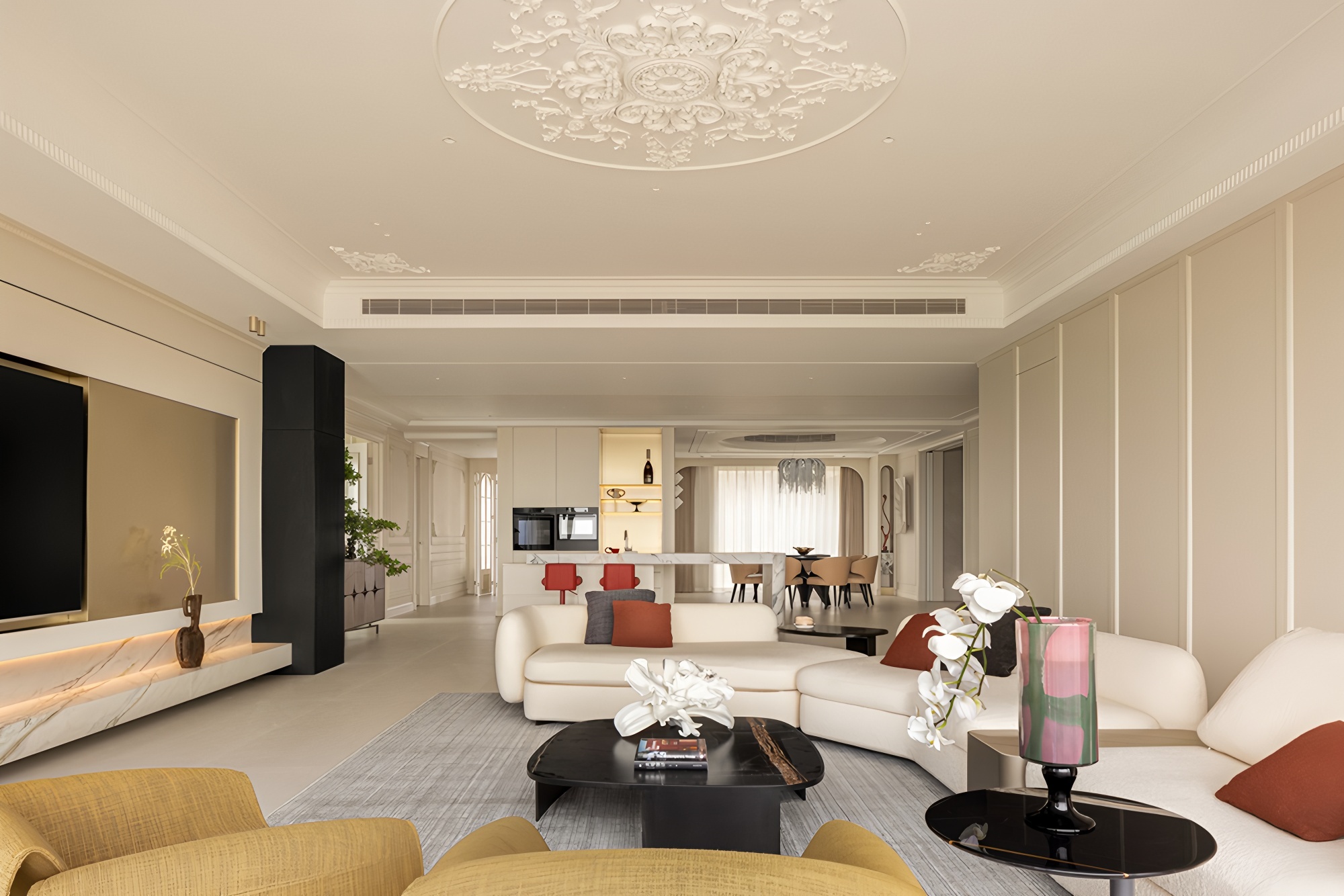 浪漫鎏金,方寸间纳四时湖景丨原想设计-17