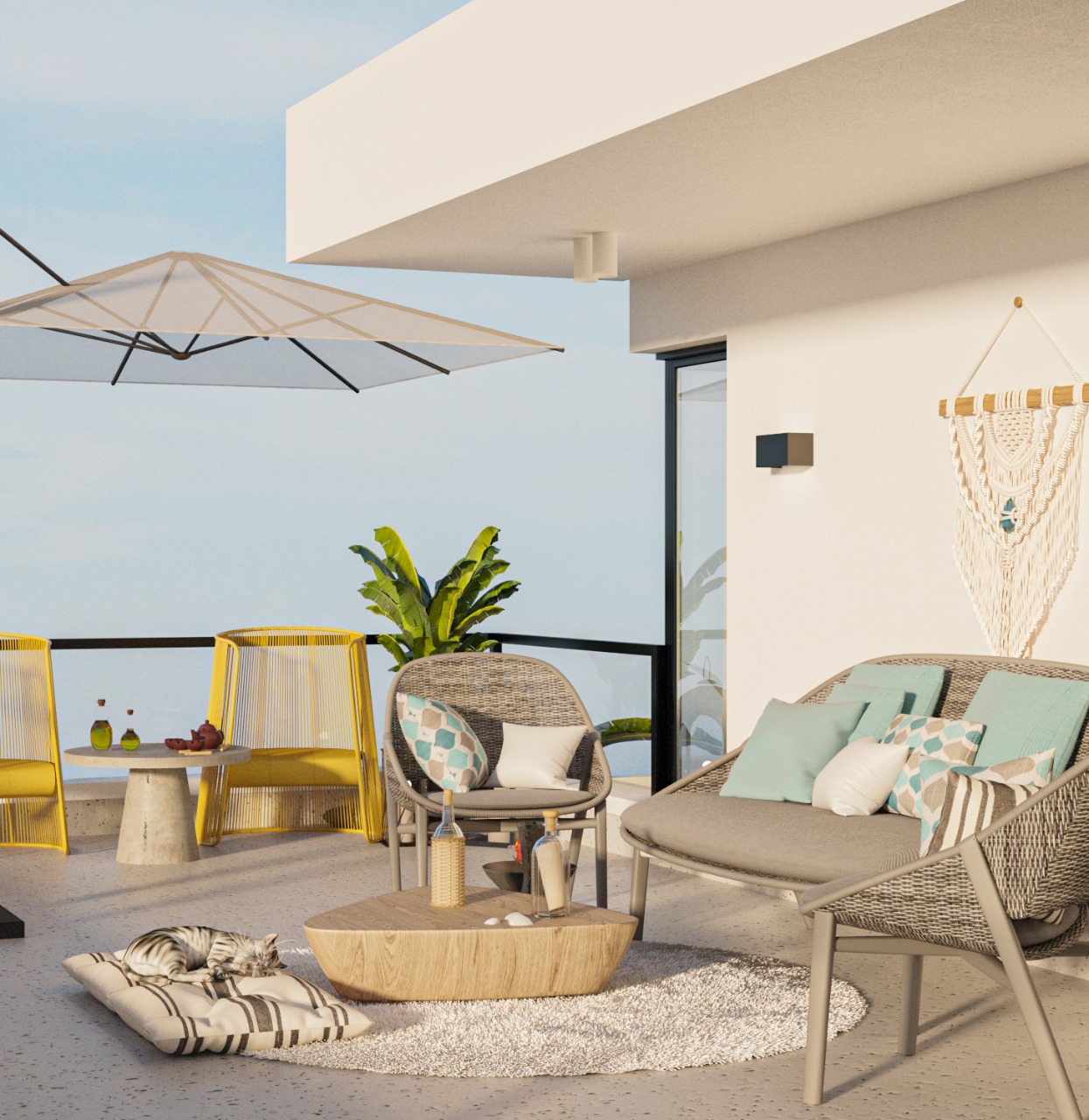 露台和室内阿尔玛扎丨DSDB-6