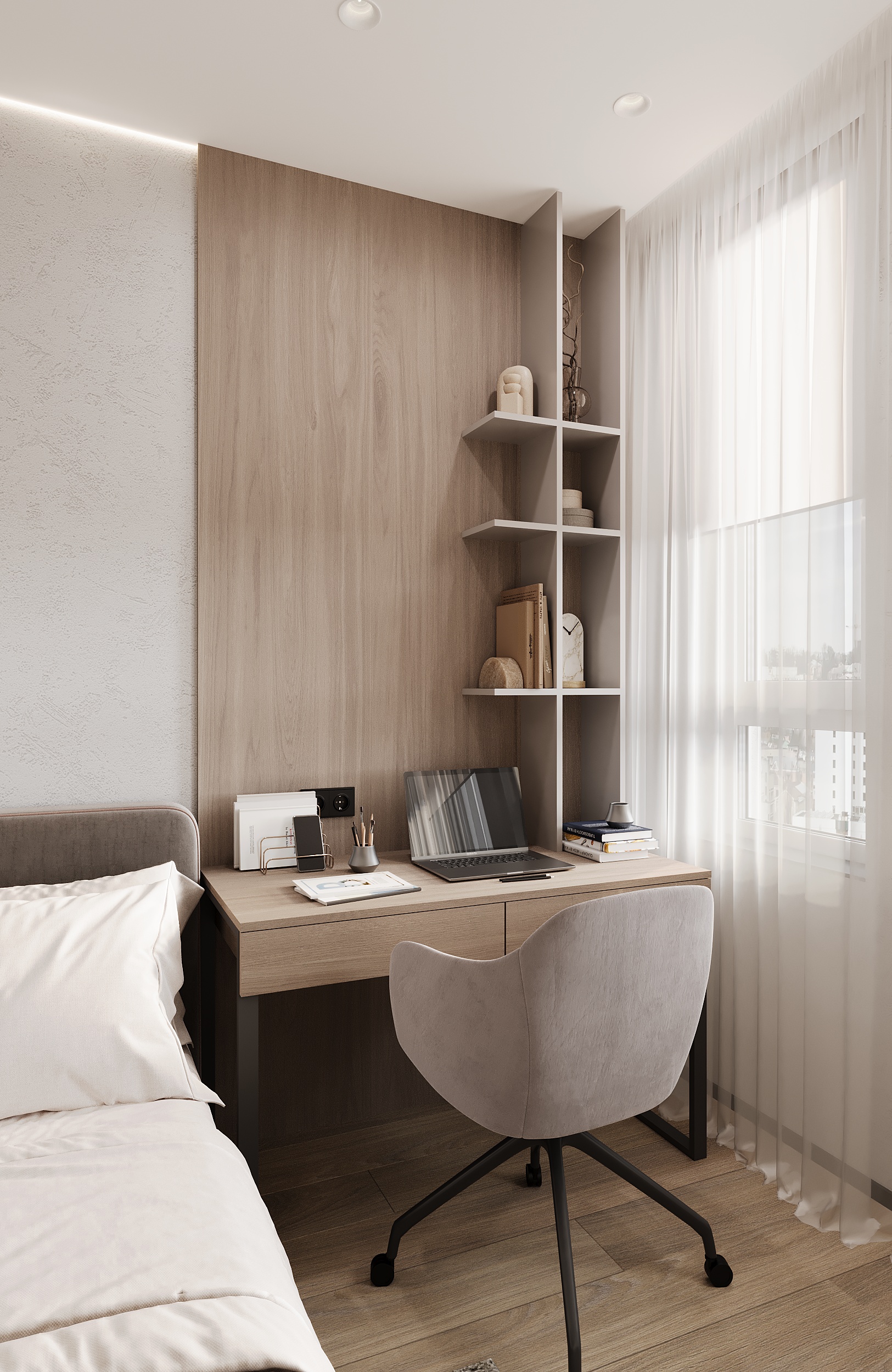 Apartment in Beige Tones | 3D Interior Visualization-8