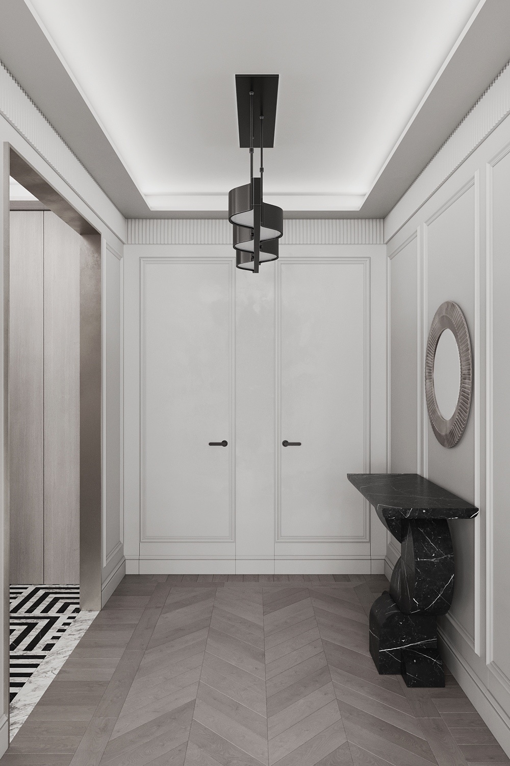 莫斯科河滨公园 88 平室内设计丨俄罗斯莫斯科丨Quadro Room-24