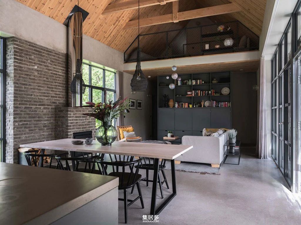 瑞典现代时尚谷仓式乡村小别墅-4