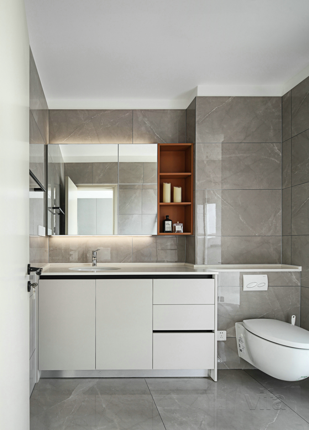 "Vifa 威法"打造精致浴室,钛金灰色调展现未来艺术感-24