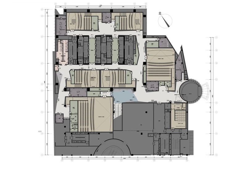 深圳雅宝CCP星河寰宇影城——六边形灰色古铜奢华空间-3