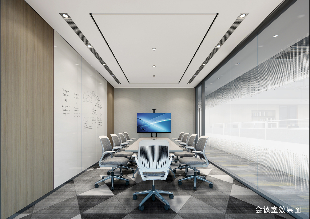 华润置地商务风办公空间设计-9