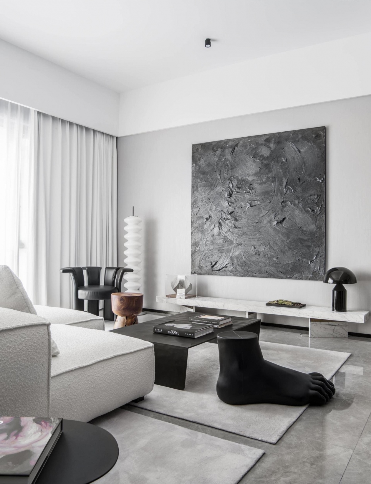 孟也设计--三亚新闻中心样板间A-5