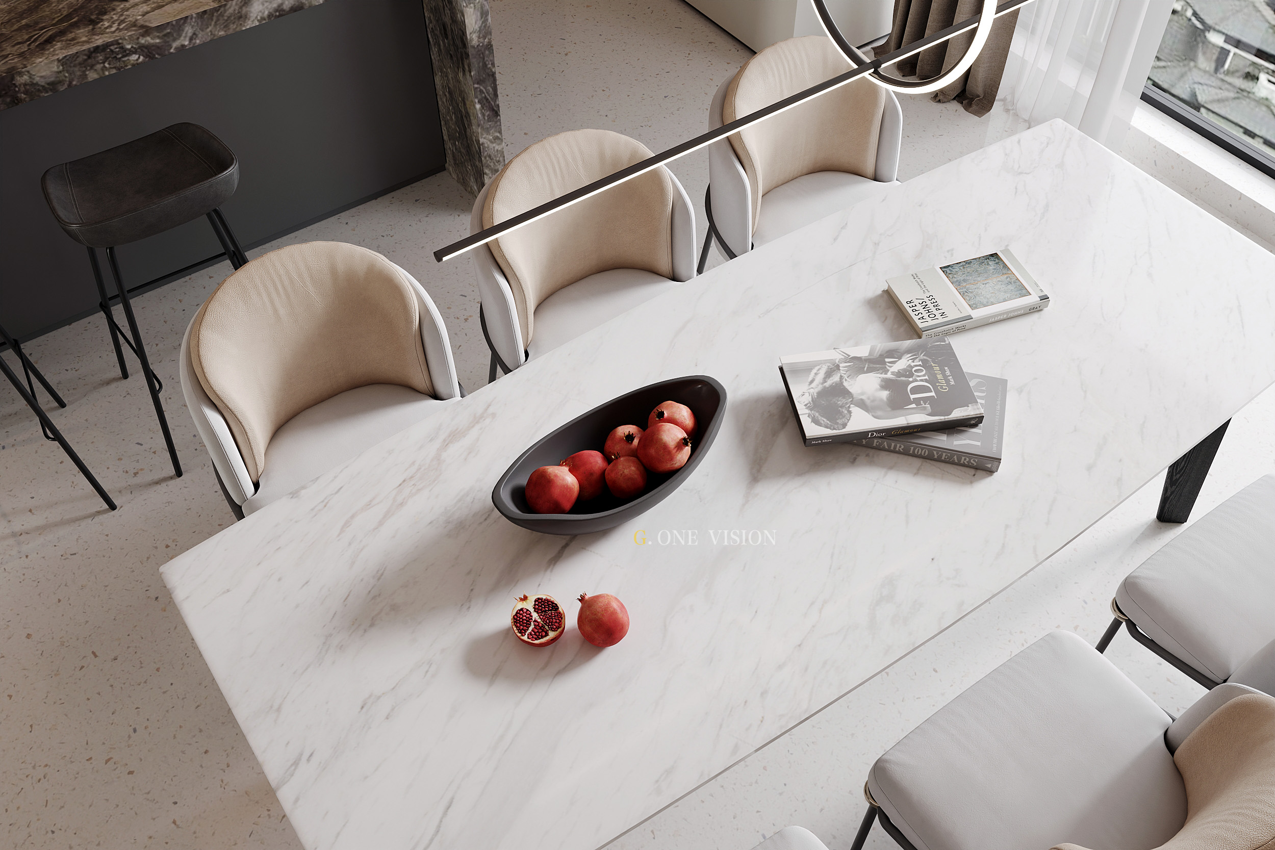 现代简约办公空间设计案例丨勇者空间表现工作室-10