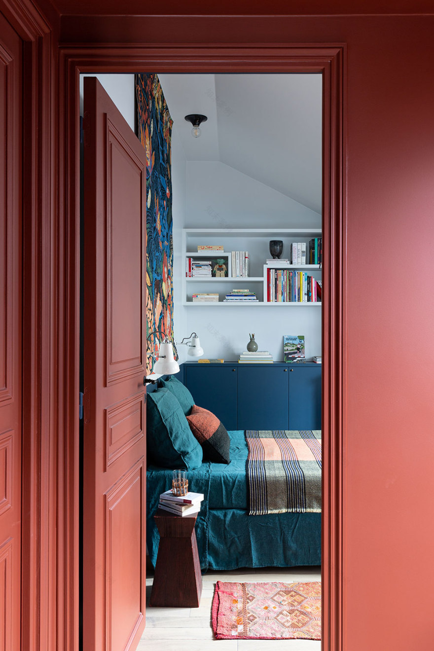 巴黎活力四溢的家庭公寓设计-20