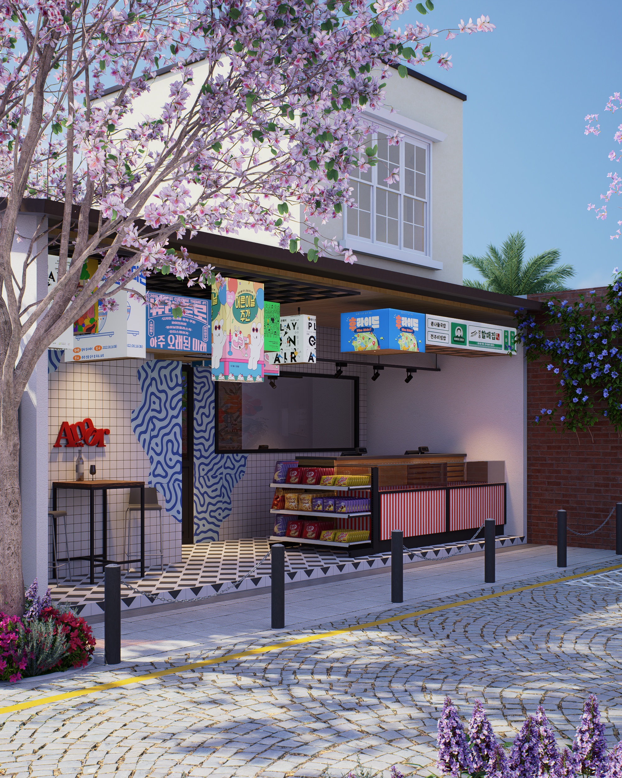 Khu check - in Chủ đề Mùa xuân Hàn Quốc-5