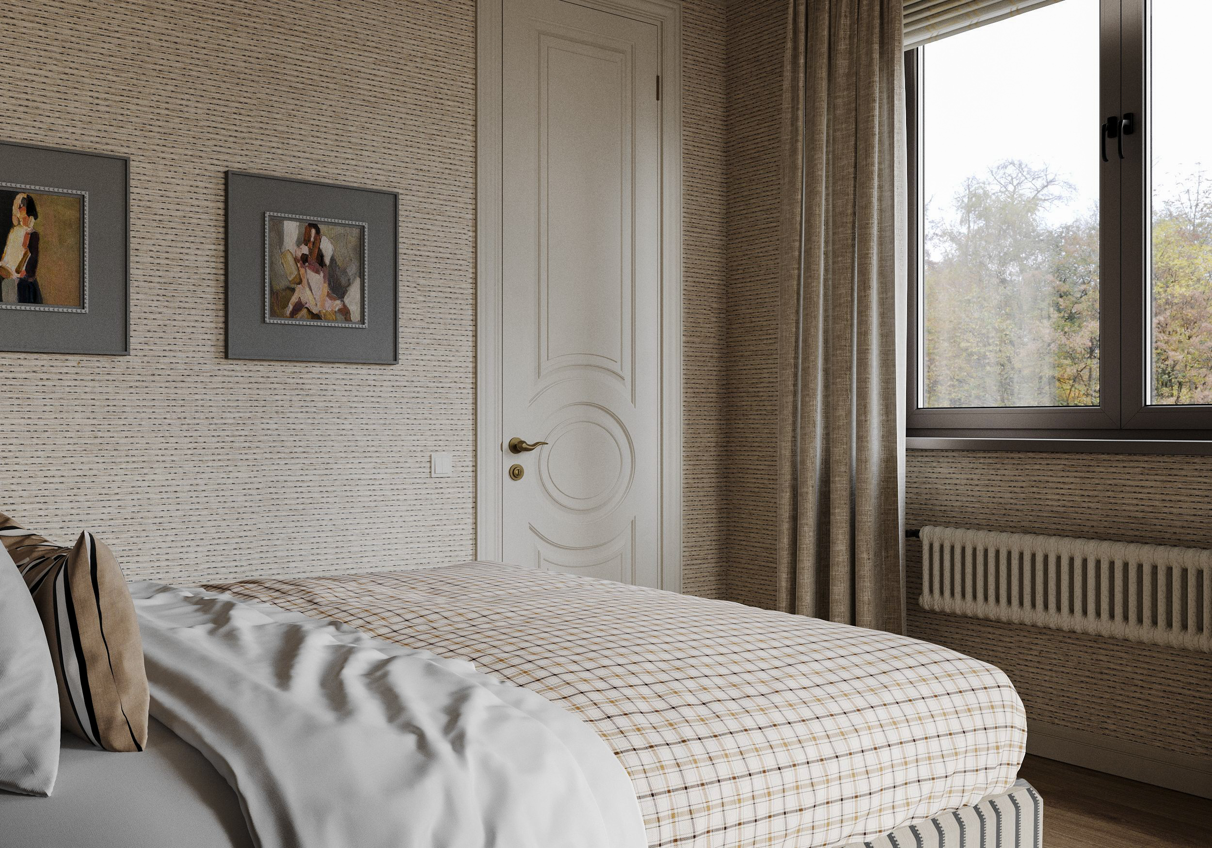 卧室与儿童房“寻找装饰图案”可视化丨设计师 尤里娅·奥奇卡尔,可视化师 奥尔加·马库申科-6