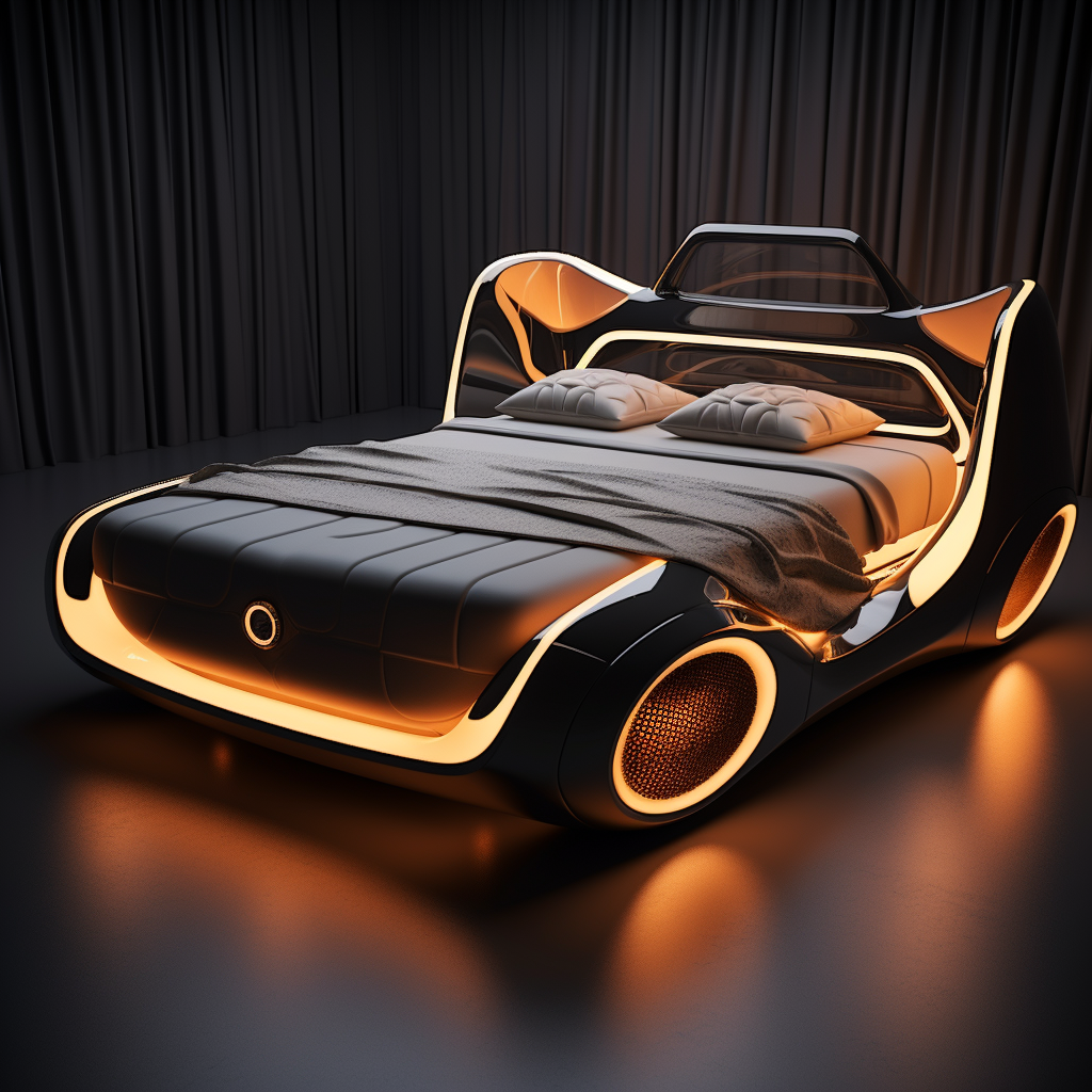 未来之梦:时尚科技床-11