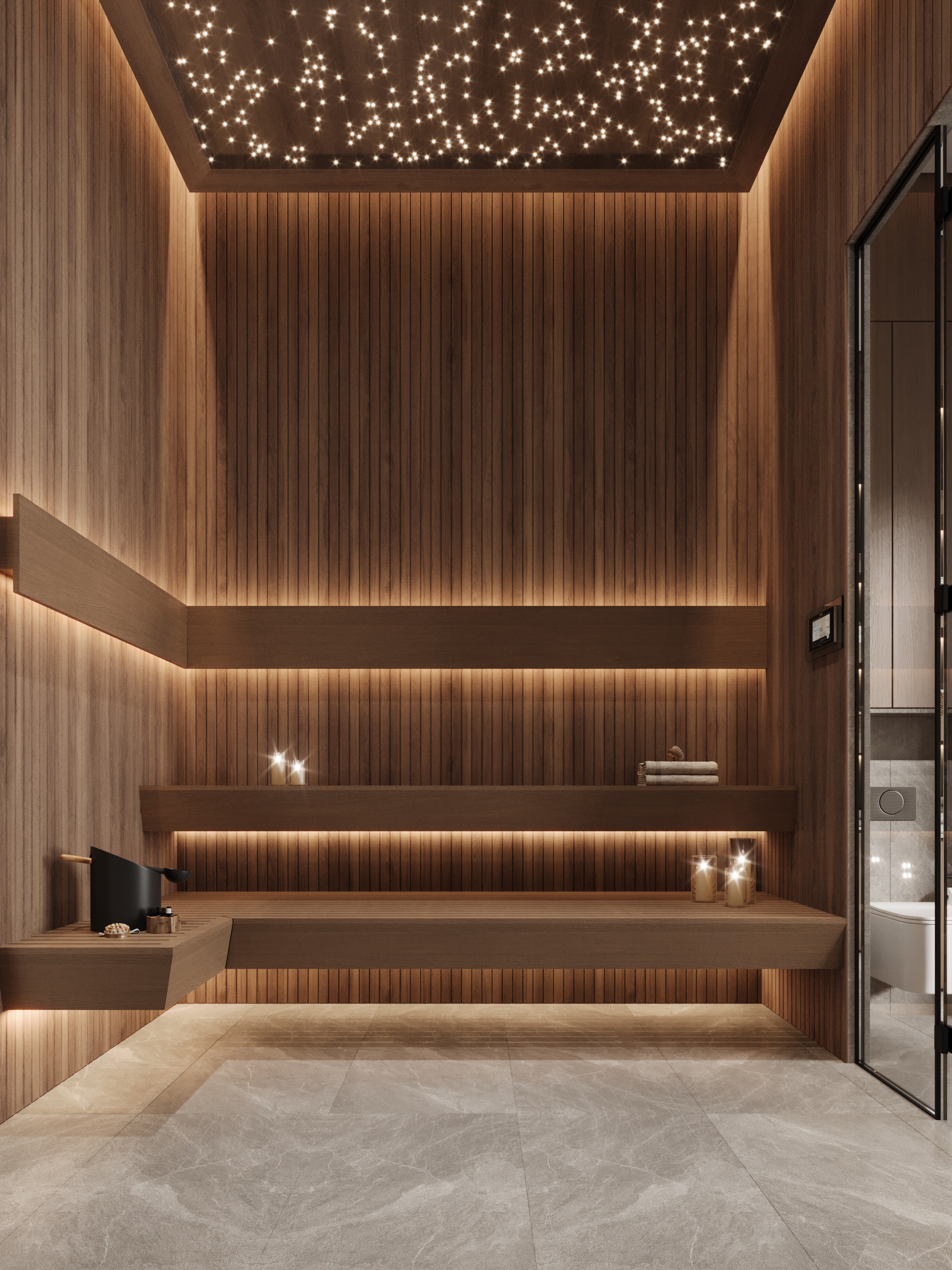 桑拿房与浴室丨沙特阿拉伯丨House of Jasmines-6