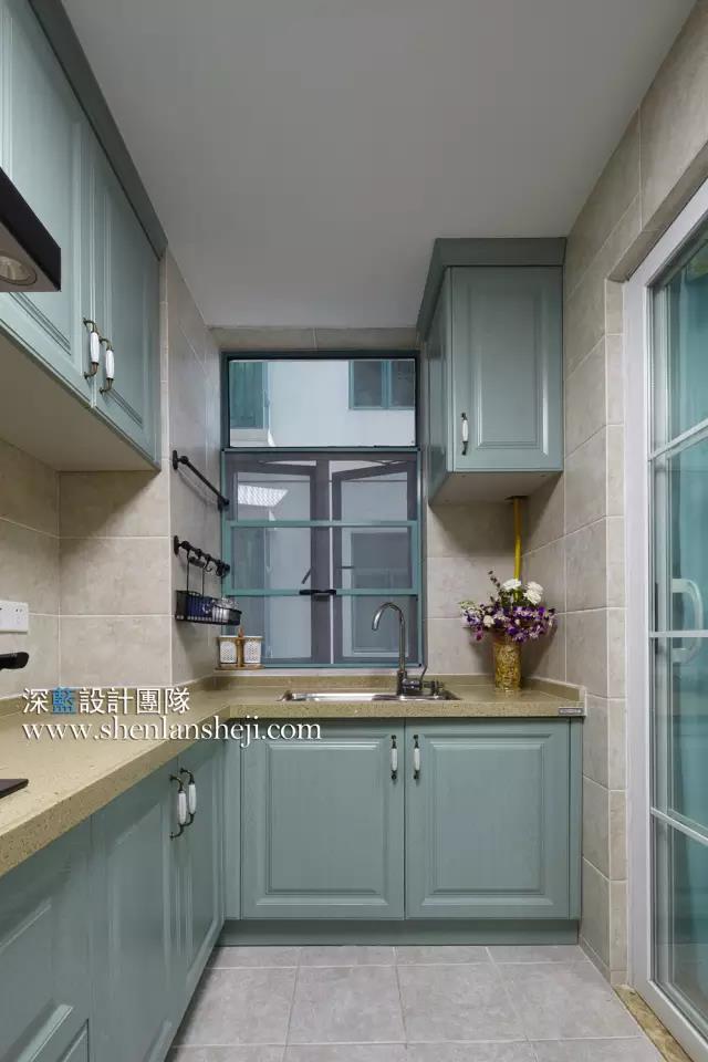 夏日抹茶——120㎡简约美式小清新-42