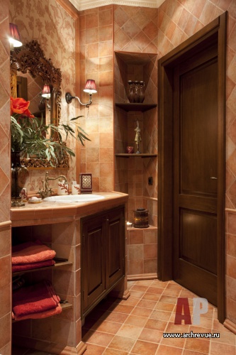 东方式陶土色调公寓室内设计丨Маркос Юлия-43