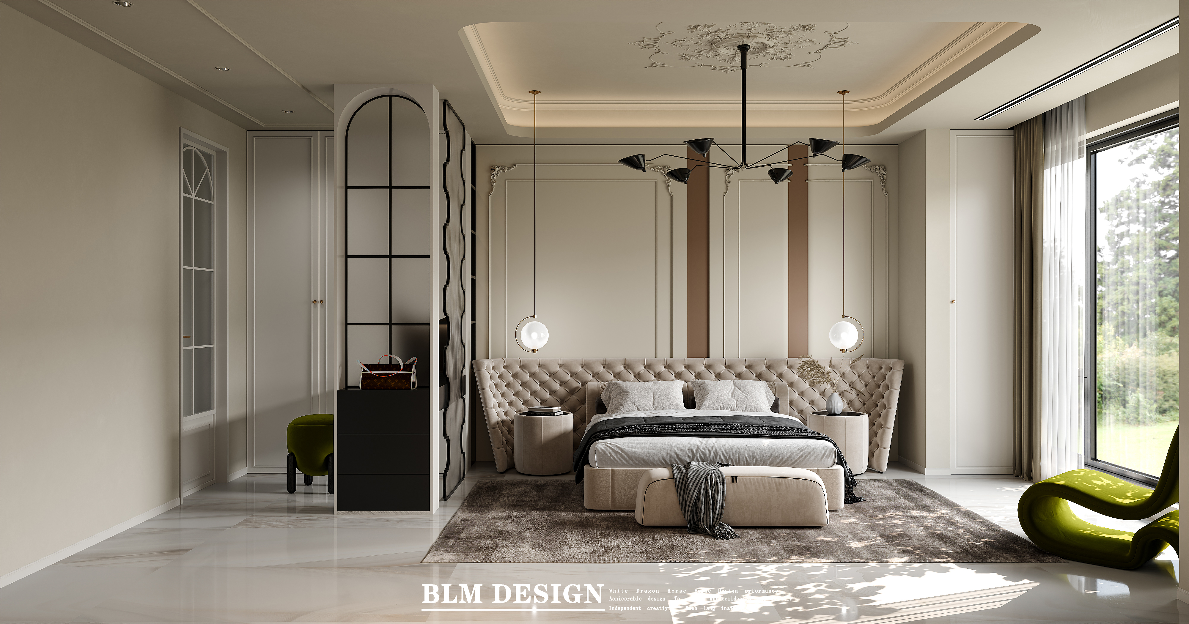 法式装修案例效果图-8