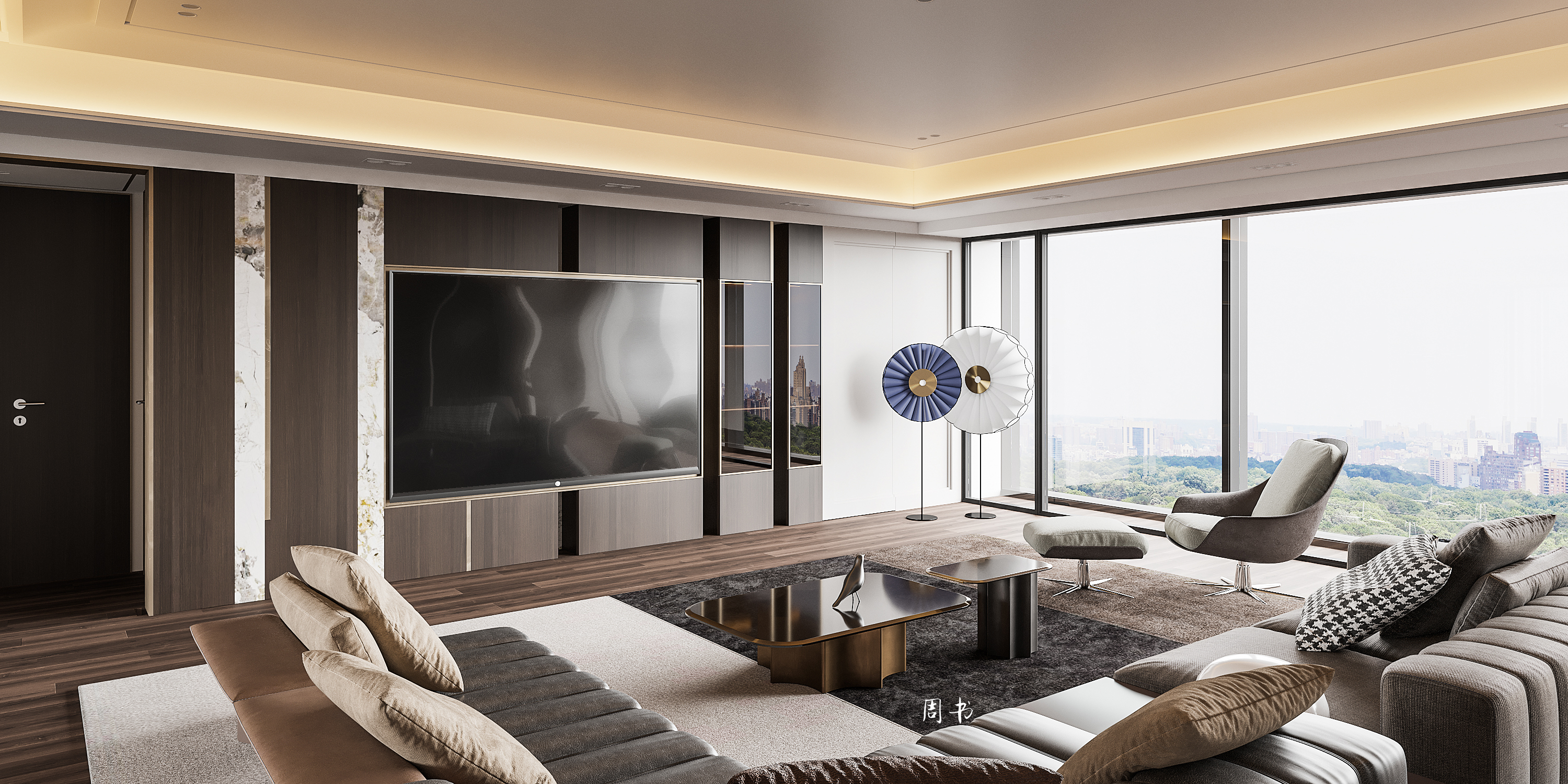 CR5 设计师打造 pscc 项目，现代风格室内设计惊艳亮相-2