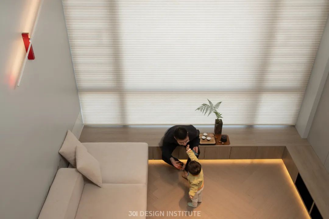 极简家庭核心区设计丨中国佛山丨301设计研究所-17