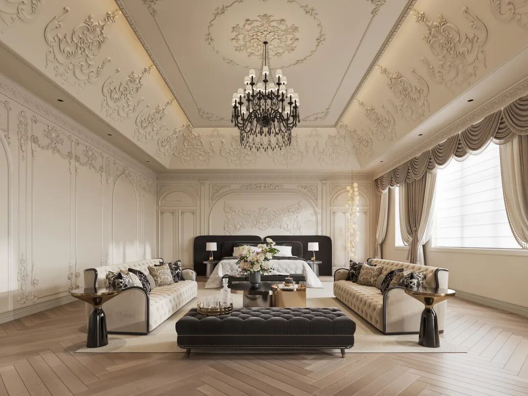 P.W.璞物设计丨多伦多1300㎡独栋别墅，雕花琢韵墅写人生-62