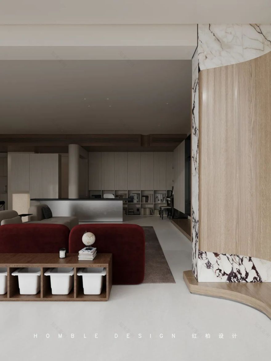 广州星汇云锦 220㎡现代极简家居设计丨中国广州丨红柏设计-17