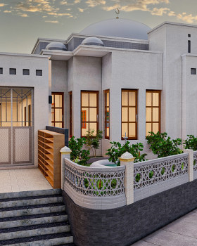 Anastasiya Gushchina丨文化建筑丨Mosque Design for Shaz Consultants